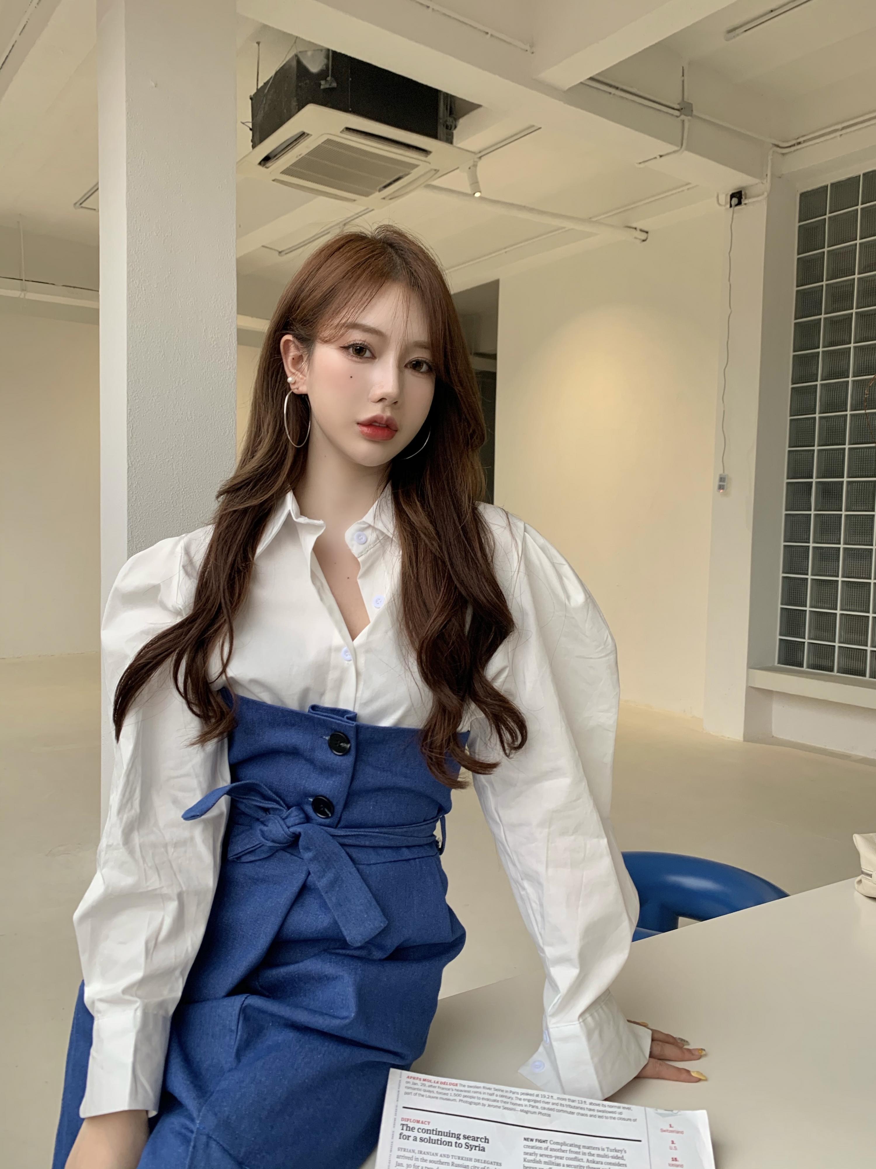 スカート サマー薄手ハイウェストウェストスリム 夏物 ブラックストロベリース69630551568