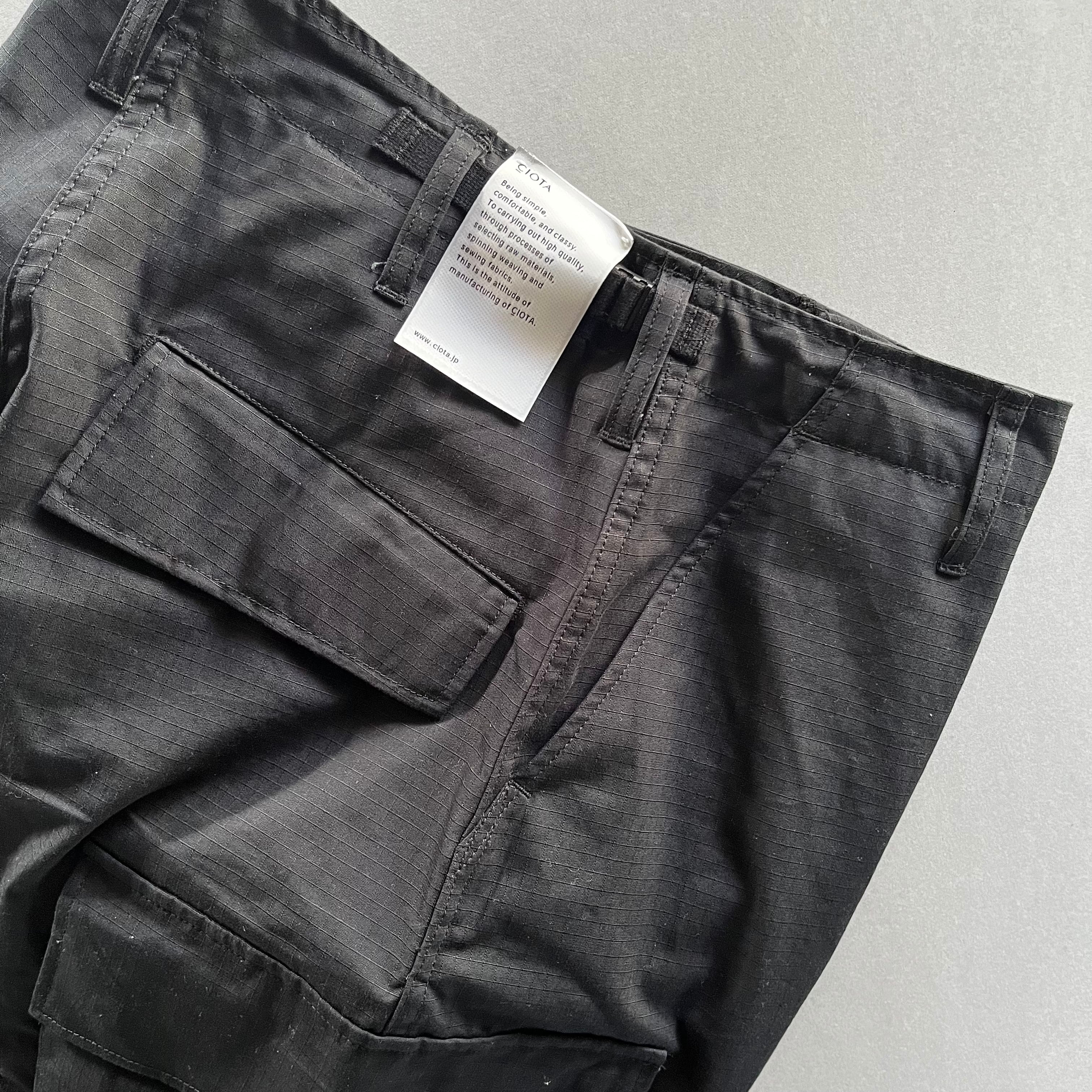 CIOTA｜Jungle Fatigue Pants (Ripstop) Black | CORNER_122