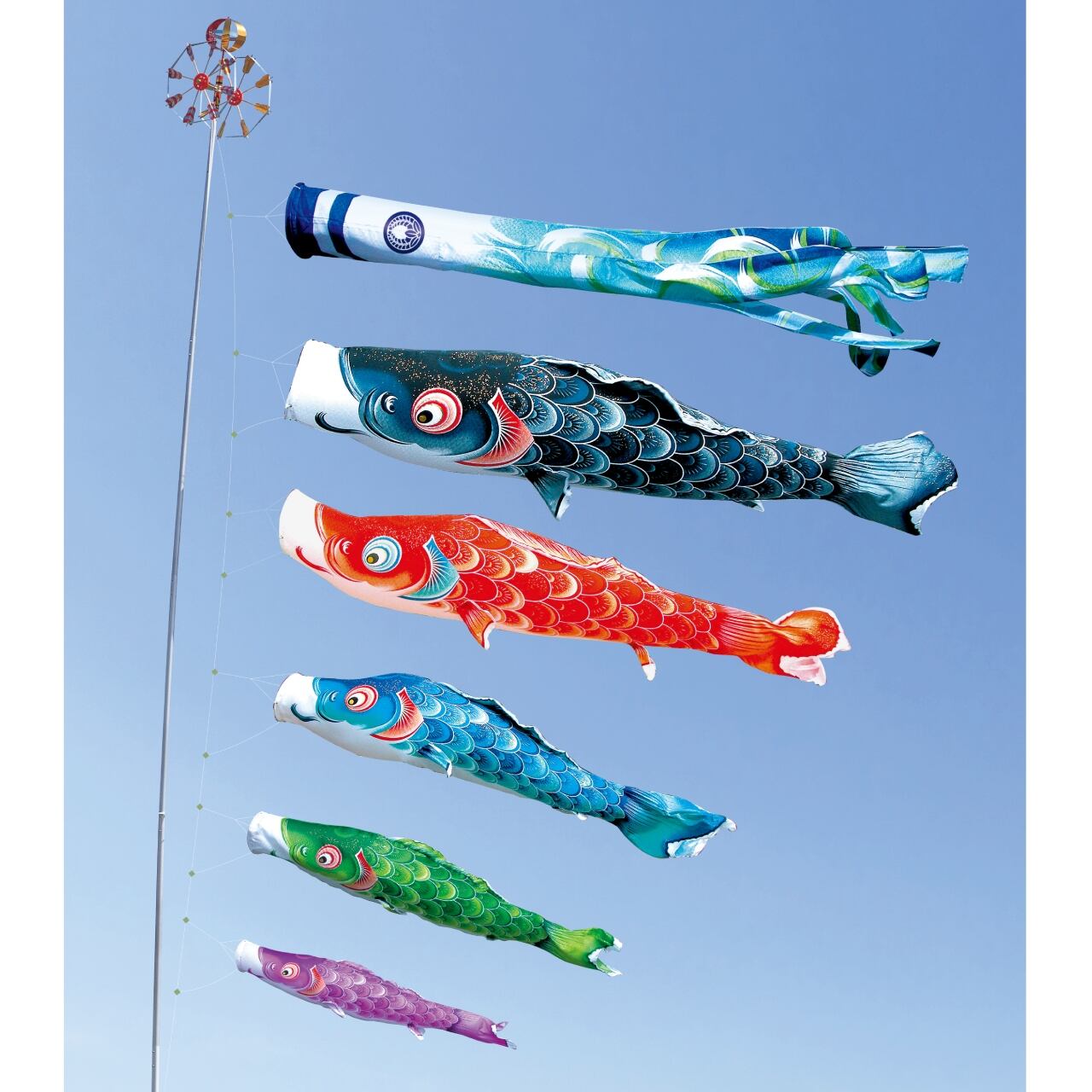 風舞大型セット　３M８点セット（徳永鯉のぼり）
