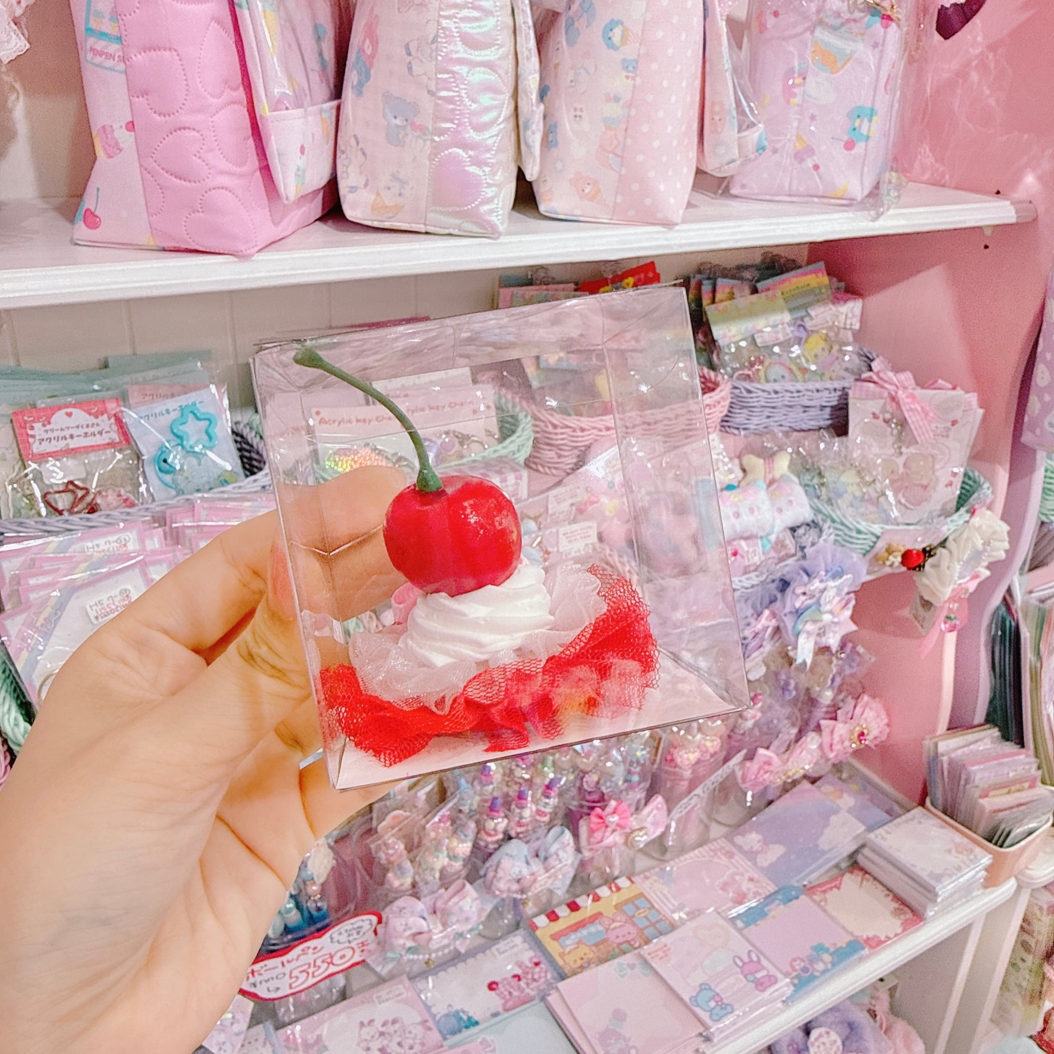 【J2】16-24ぬいぐるみ用ホイップチェリーヘッドドレス