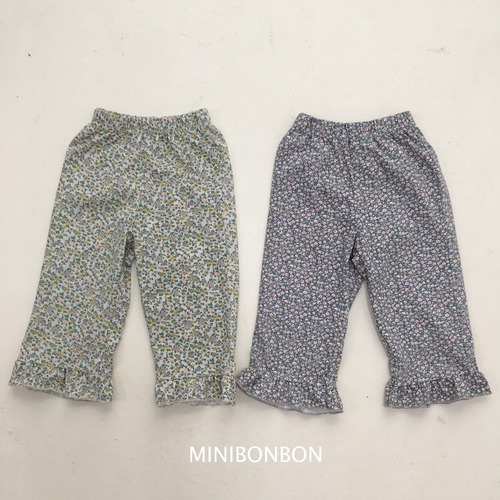【予約】mini bonbon 花柄パンツ