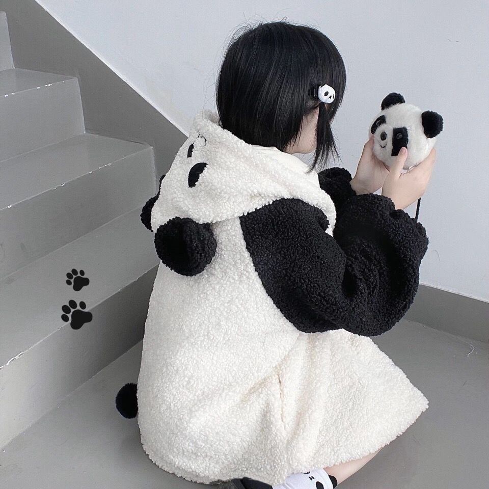 お取り寄せ】ゆめかわ もこもこ パンダちゃん コート アウター | Pay ID