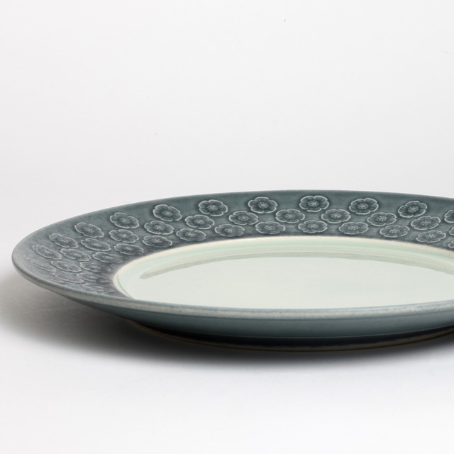 Jens H. Quistgaard イェンス・クィストゴー Plum / Azur  プラム / アズール 250mm皿 - 5 北欧ヴィンテージ　☆わけあり☆