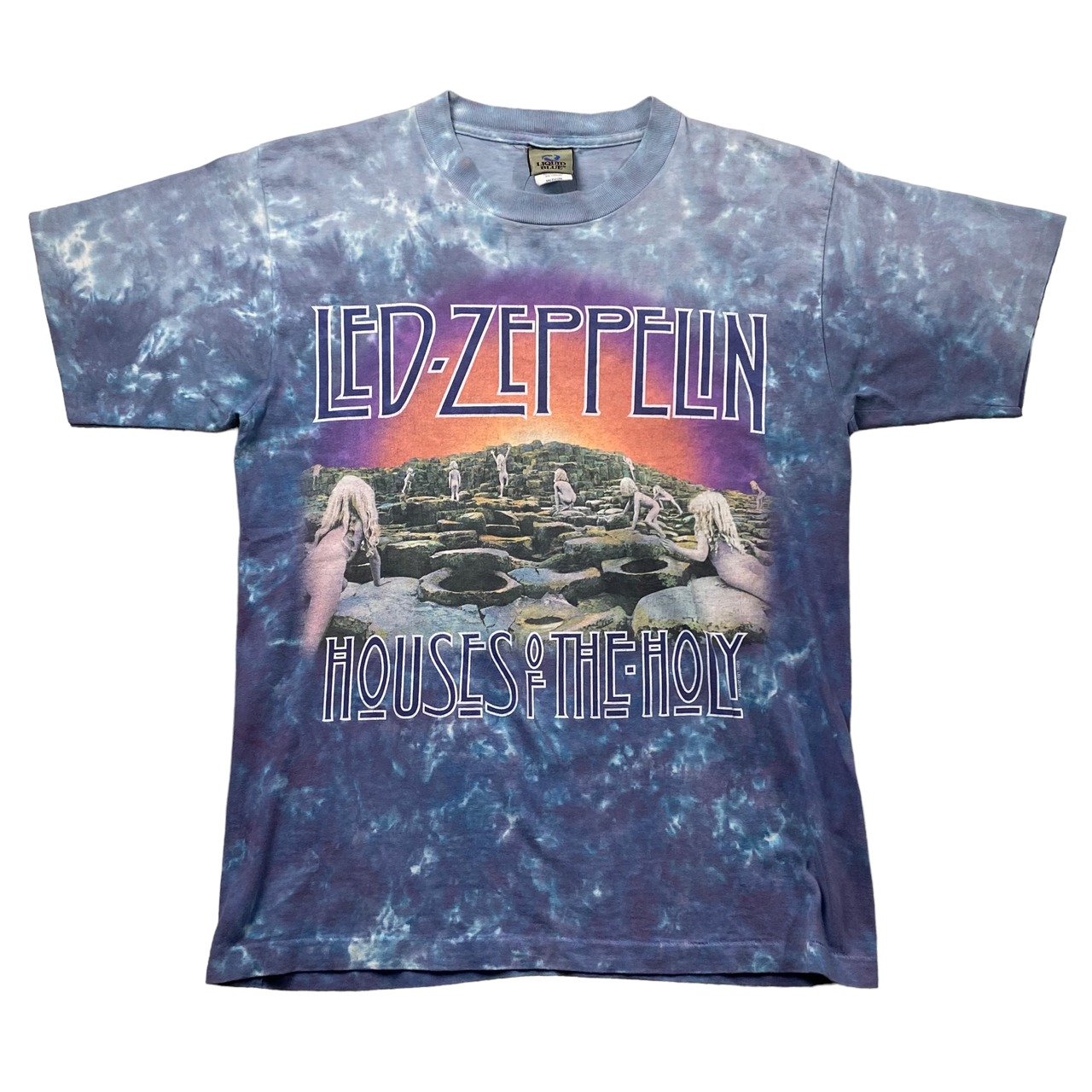 2000’s LED ZEPPELIN tie-dye music tee “Houses of the Holy”