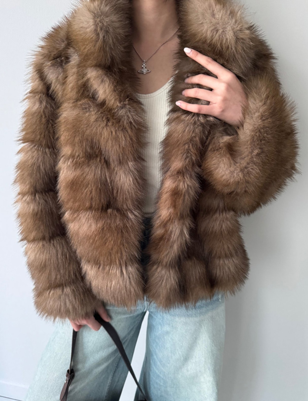【新作5%OFF・3日間】Premium vegan-Fur Bambi Coat_2colors