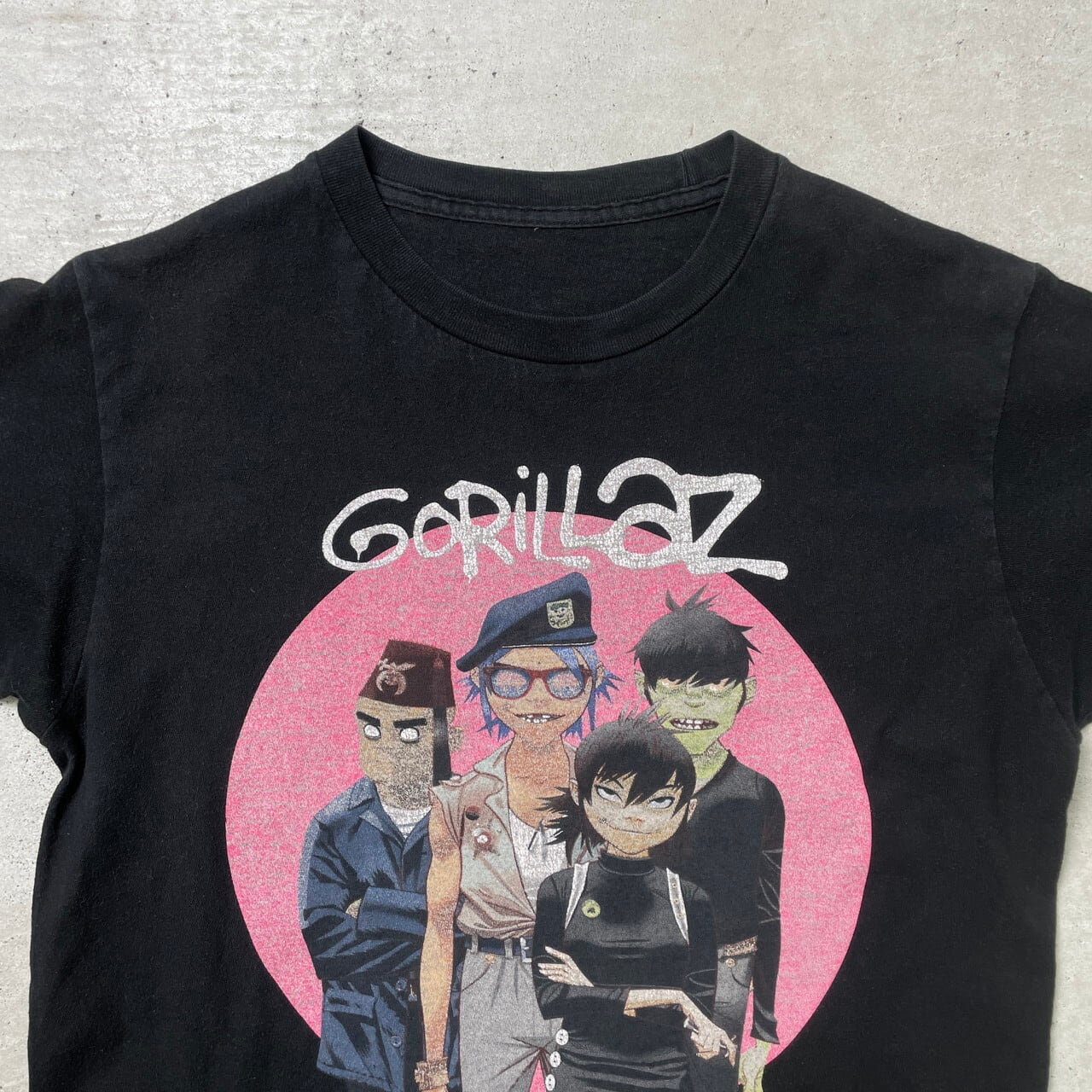 00年代 GORILLAZ ゴリラズ バンドTシャツ バンT メンズS-M相当 古着 