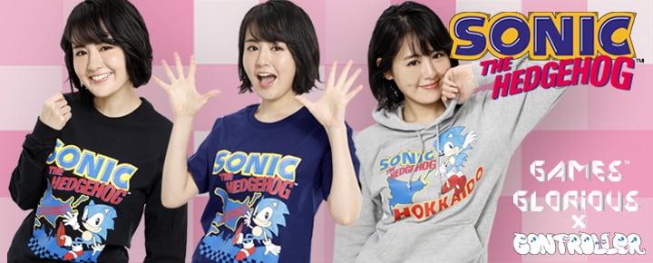 SONIC THE HEDGEHOG x HOKKAIDO Tシャツ / 全3色