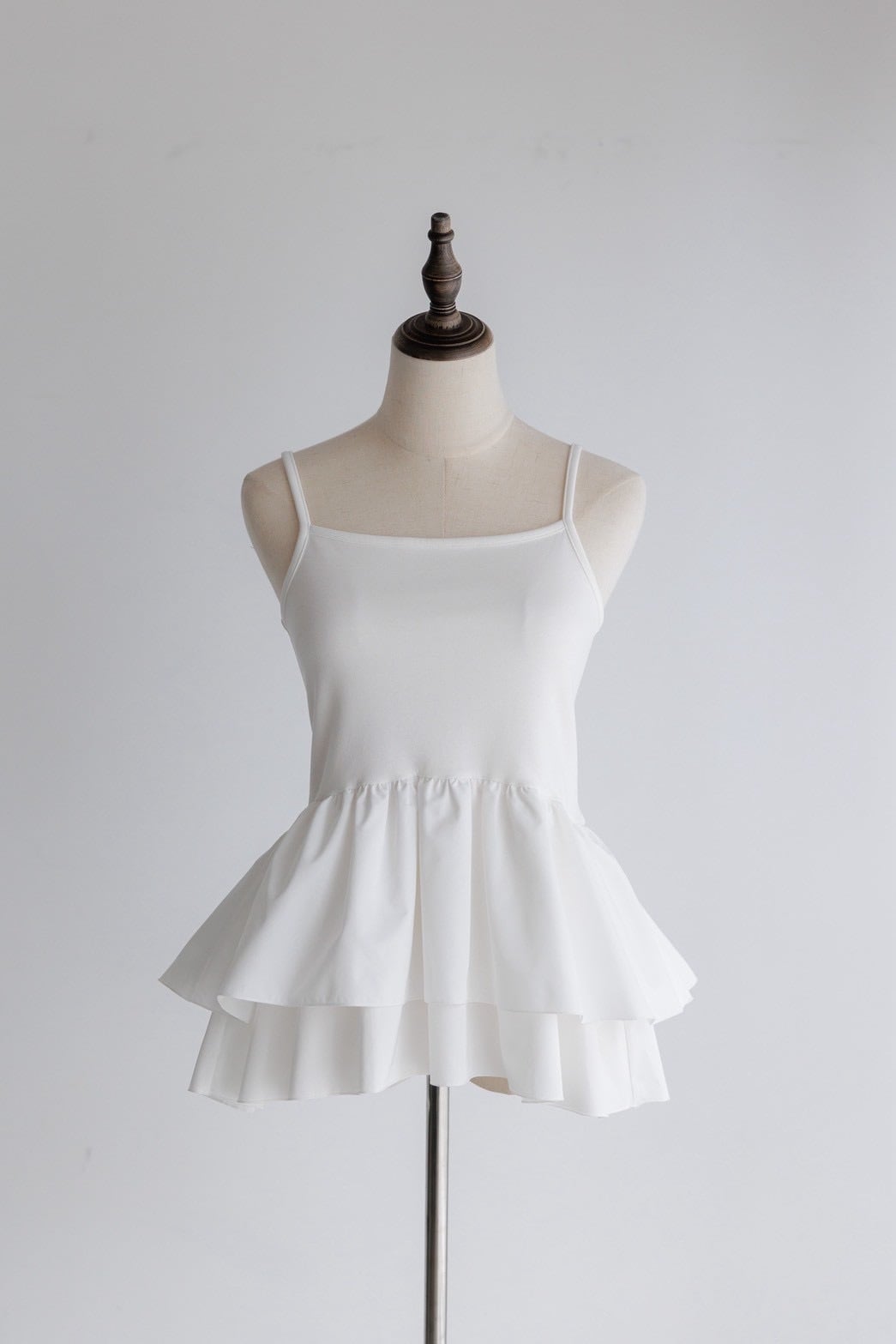 pois volume peplum cami ホワイト volume peplum cami【通常商品】3〜5日営業日 | pois