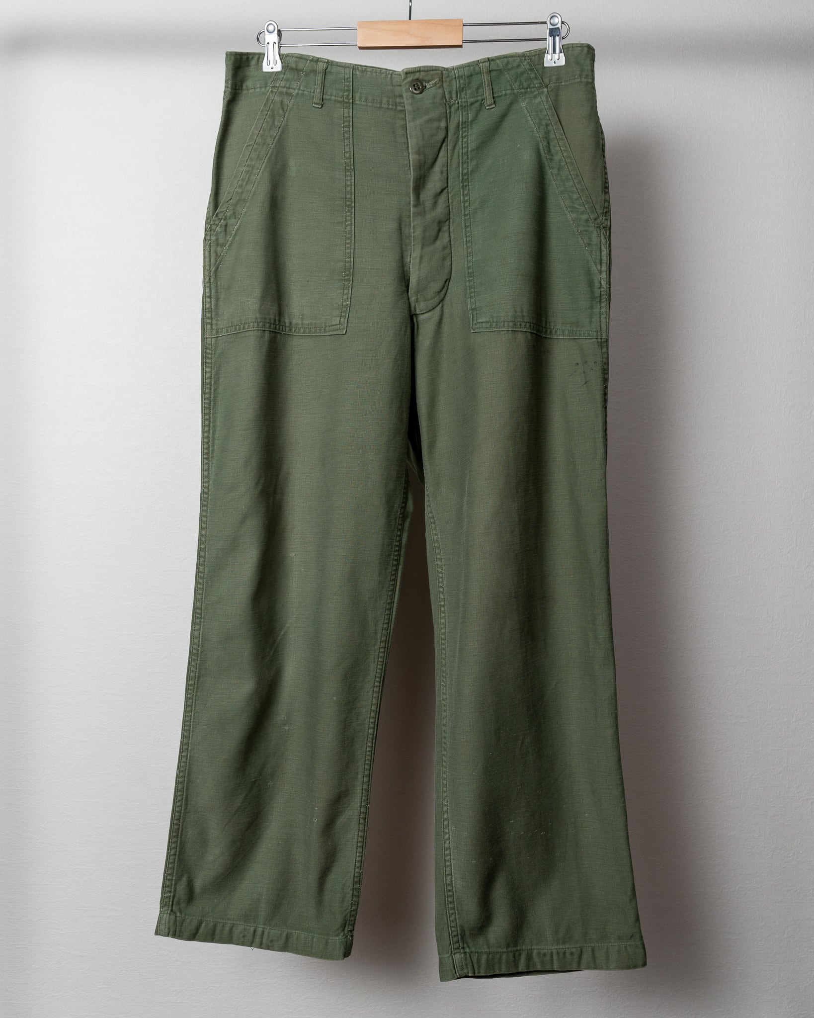34×31】U.S.Army Utility Trousers OG-107 Used 実物 米軍 ベイカー