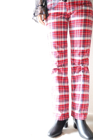 Vintage "Wrangler" check flare pants