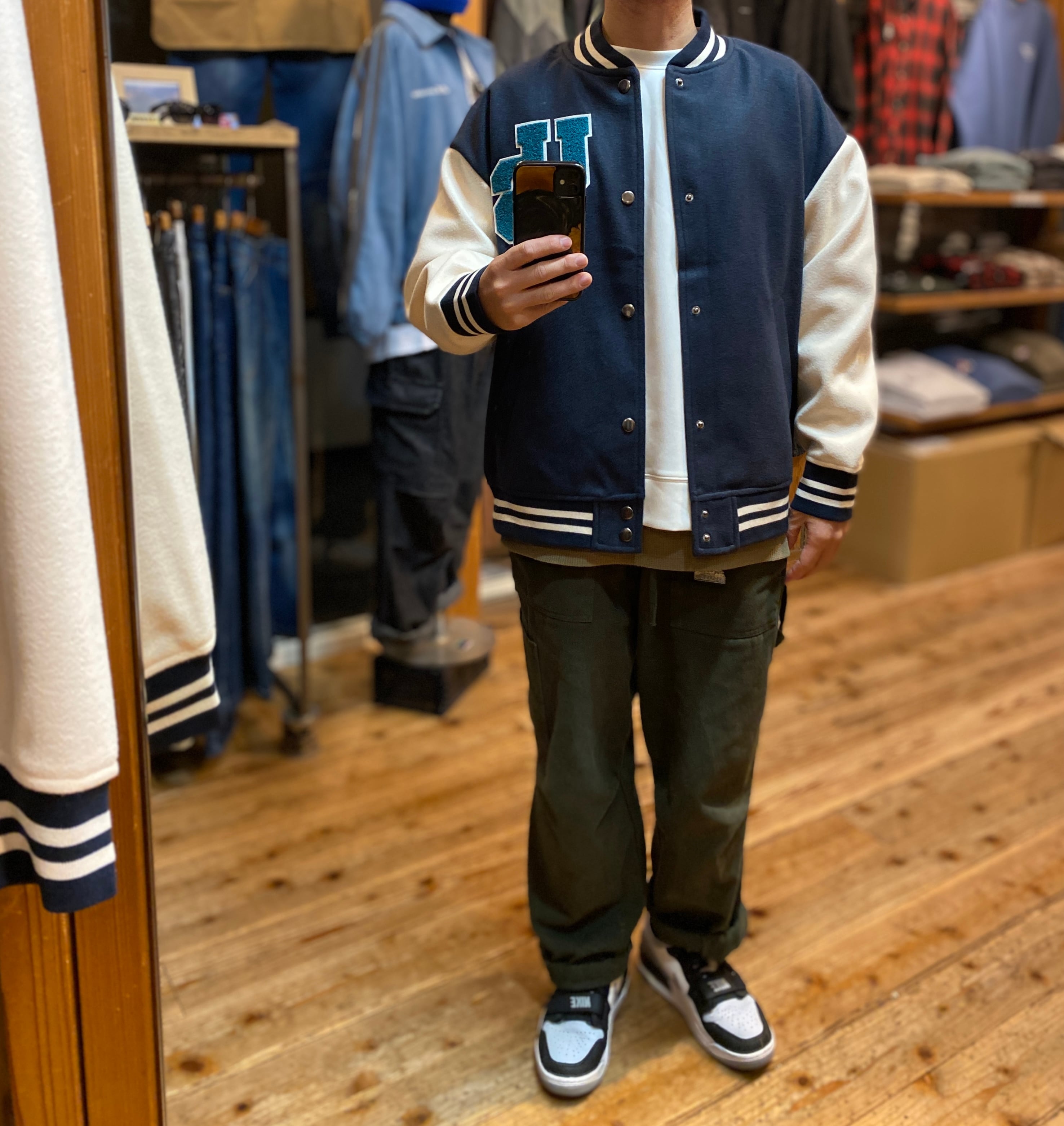 U.S.BOARDER 新ウールスタジャン Stadium jacket スタジアム U.S.BOARDER 新ウールスタジャン Stadium jacket スタジアム