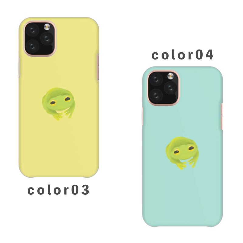 グミガエル カエル リアル 生き物 両生類 全機種対応スマホケース 背面