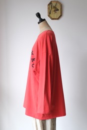 Marimekko red arch logo heavy cotton top