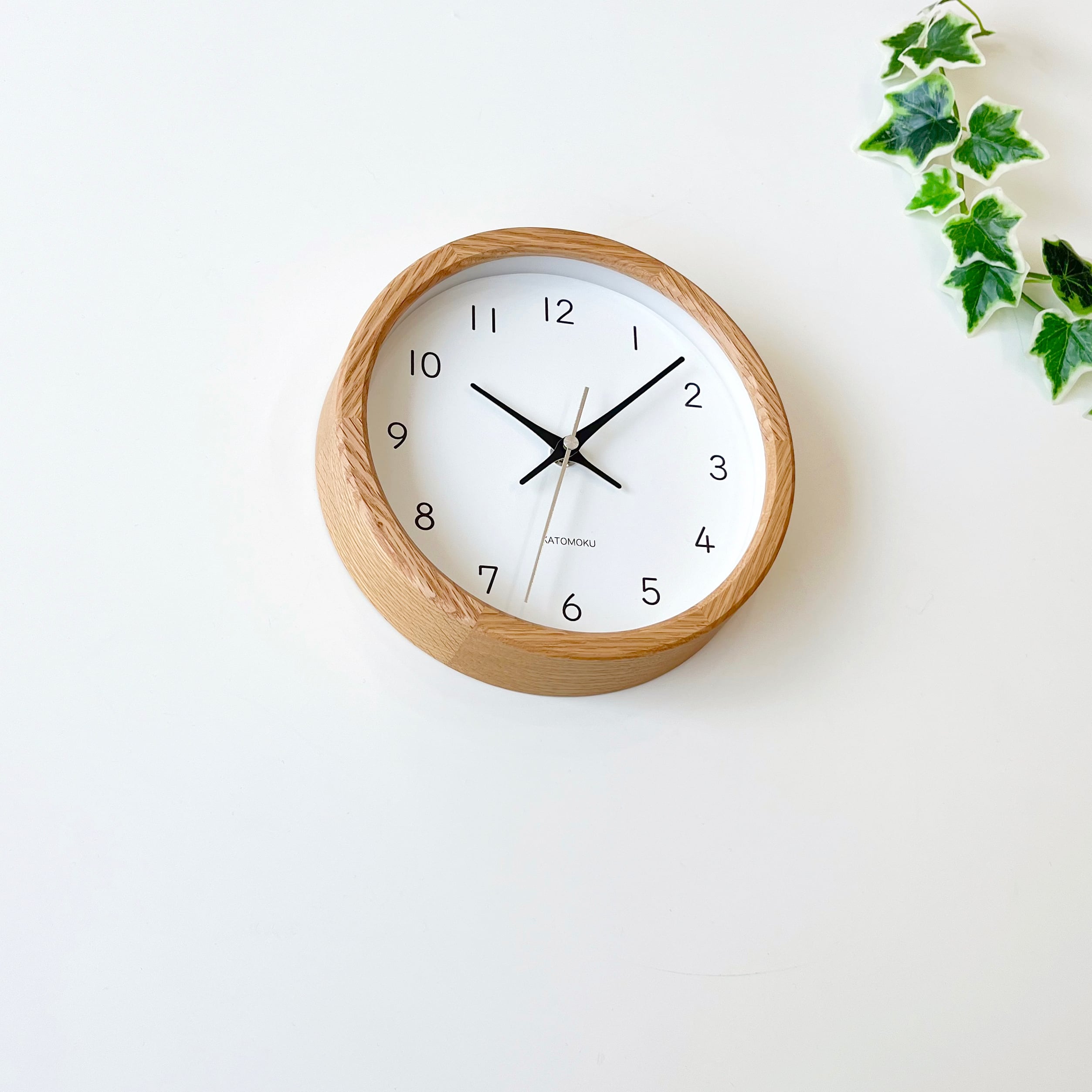 KATOMOKU muku clock 13 オーク km-130OA 掛け時計 | 加藤木工株式会社