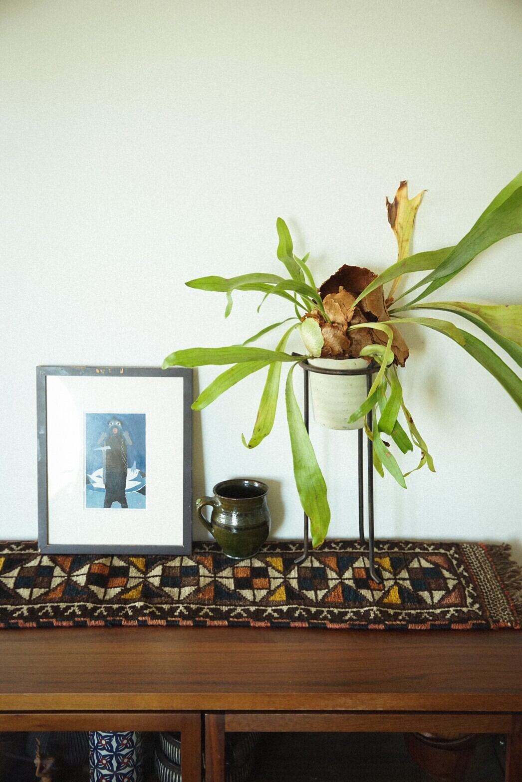 454-Vintage Baluch rug