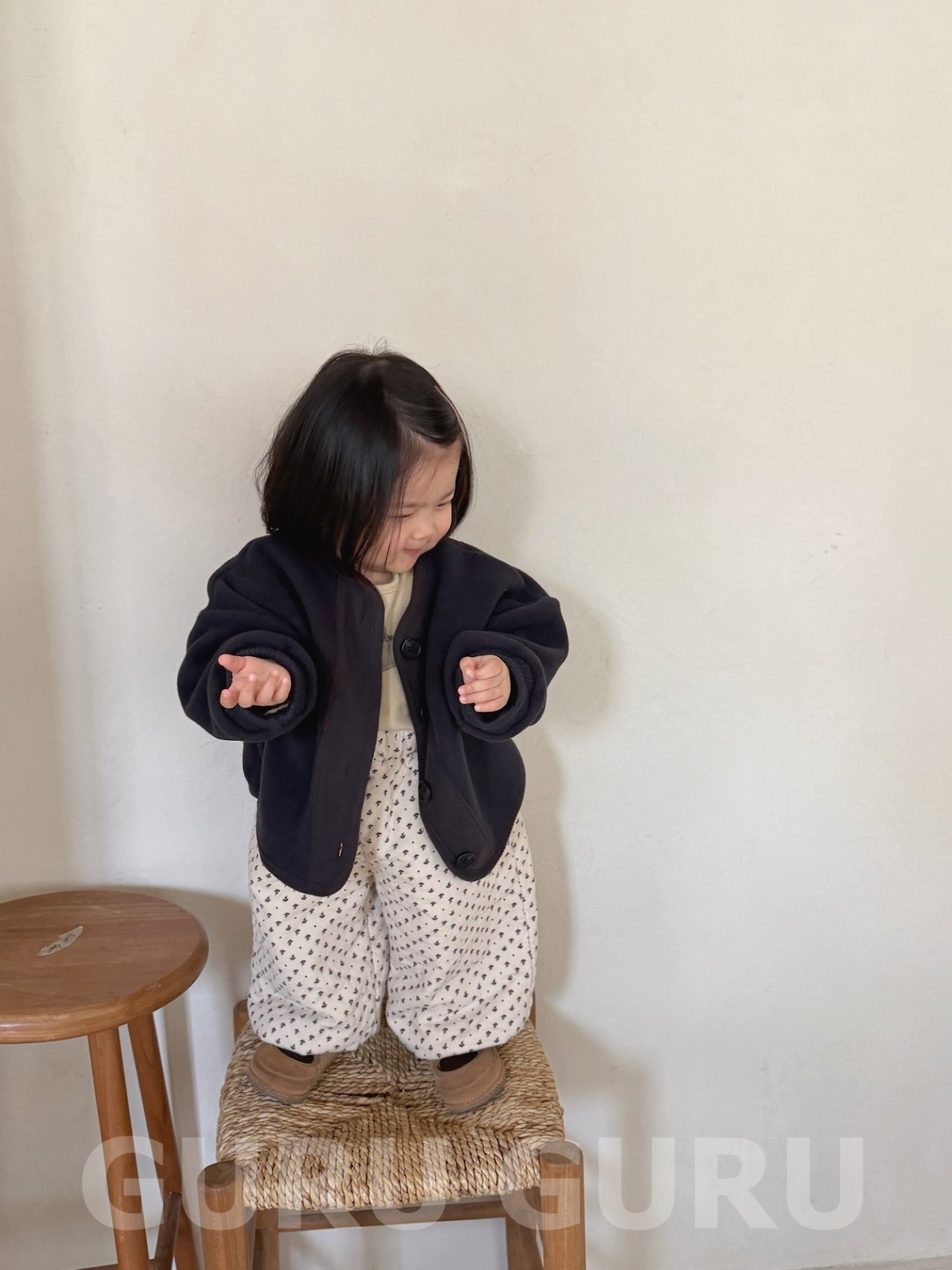GURUGURU［取寄］flower bonding sausage pants 26winter