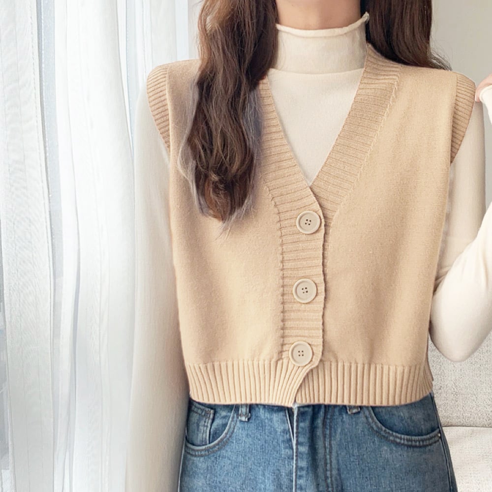 ニット ベスト レディース 春秋冬 きれいめ おしゃれ 大人 重ね着 かわいい カジュアル レイヤード ショート丈 大人可愛い 大人女子