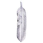 在庫あり　Taro Washimi 鷲見太郎　Lフライトフェザーペンダント(右向き) L flight feather 02