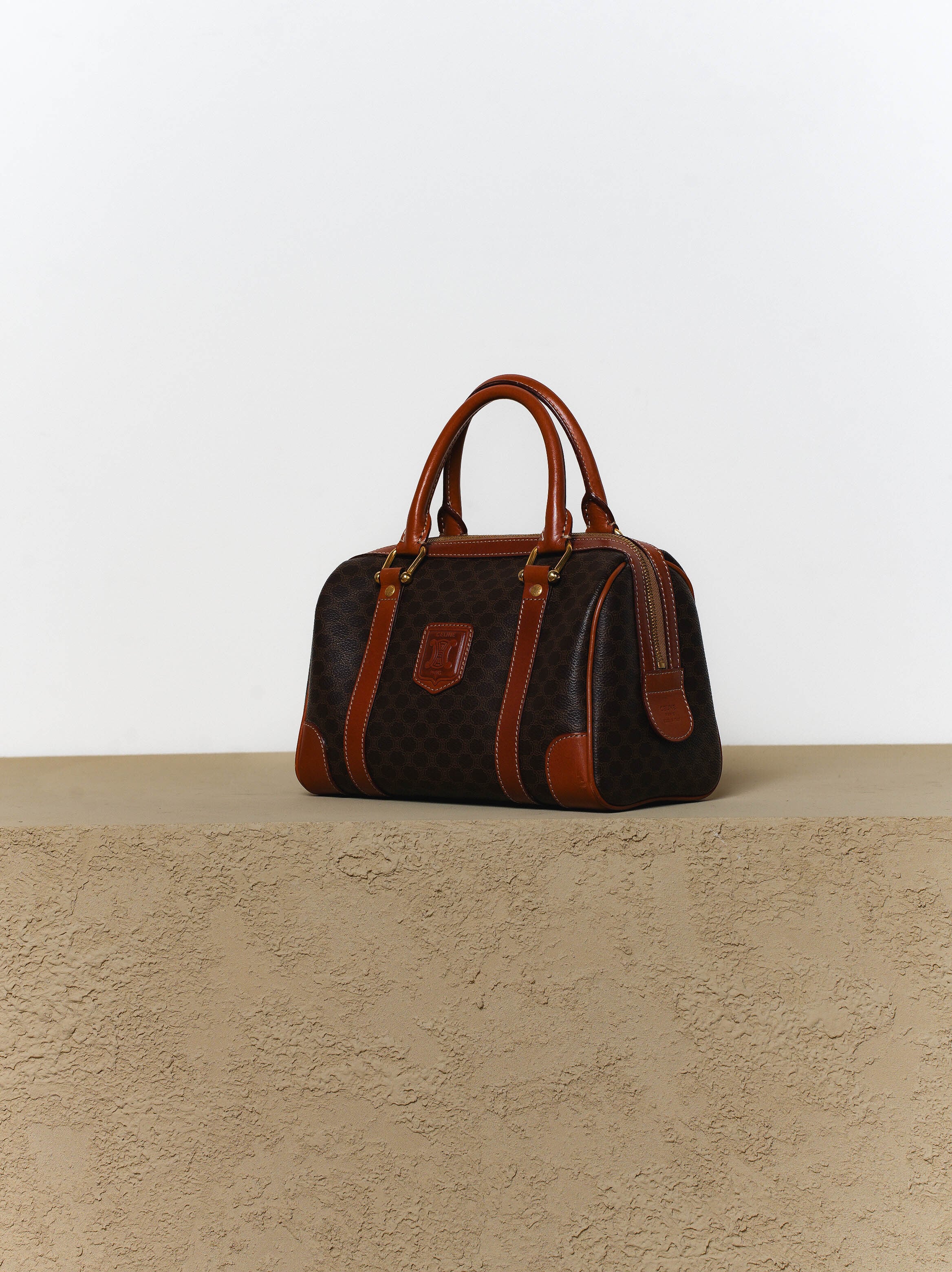 CELINE セリーヌ マカダム柄 w26 ミニボストンバッグ | Raum Vintage