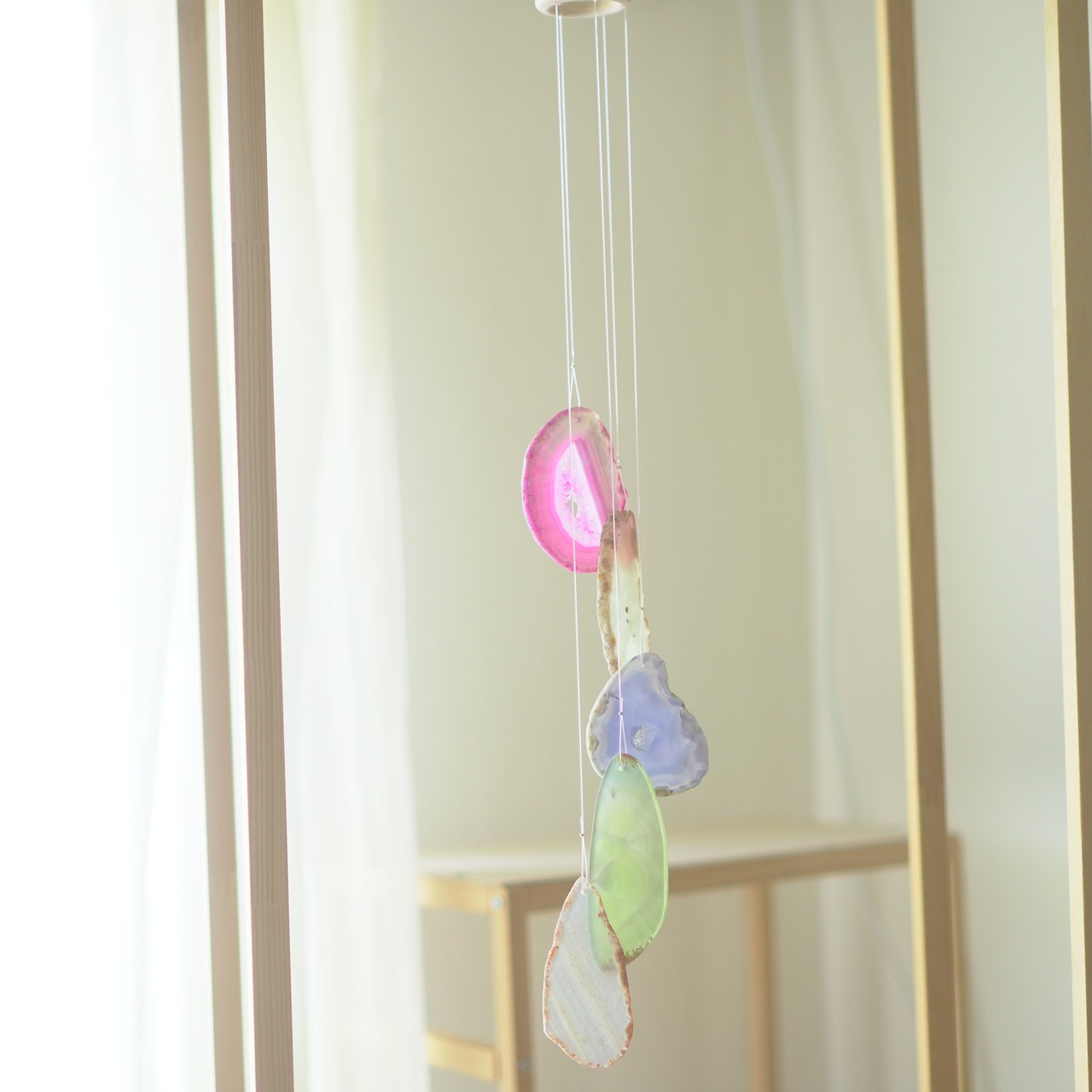 Spring Garden 10 - アゲートヒーリングチャイム / Agate Sun Catcher Wind Chime 917