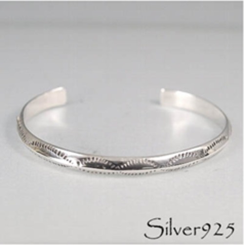  【邪気払いブレスレット】新品・Silver925男女兼用バングル約130.0×5.0×2.6mm(全長×幅×厚み)・・・普通郵便にて発送