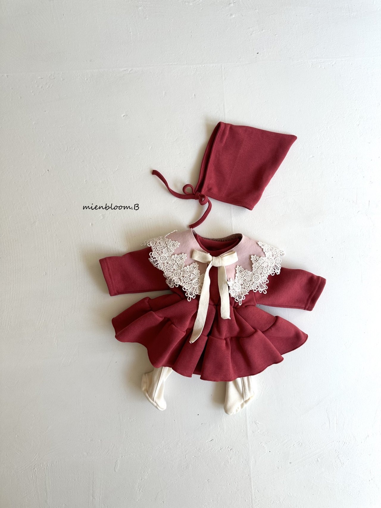 mien bloom B［取寄］chacha suit (bonnet set) 26winter