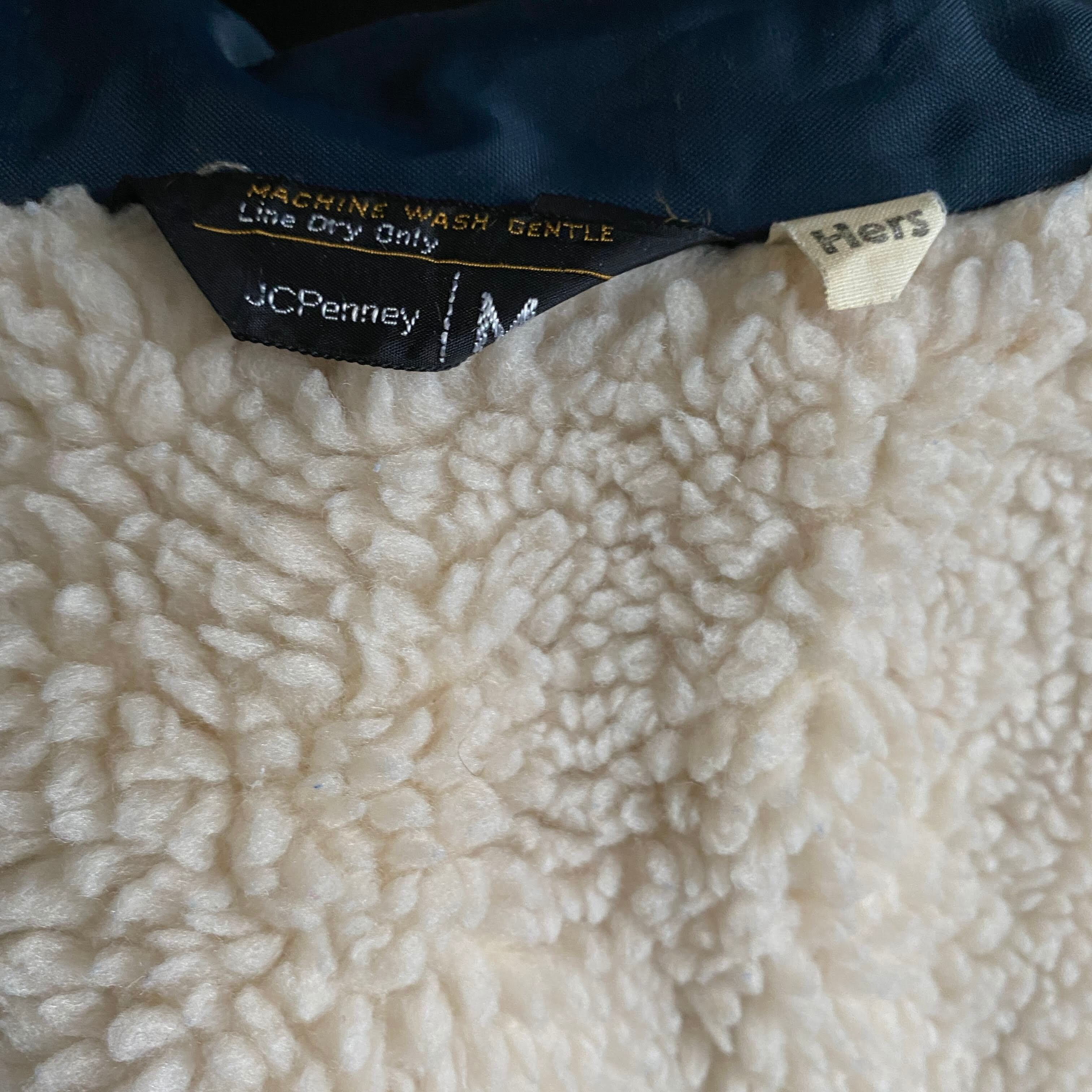 70年代 JCPenney ジェイシーペニー 裏ボア ナイロン コーチジャケット