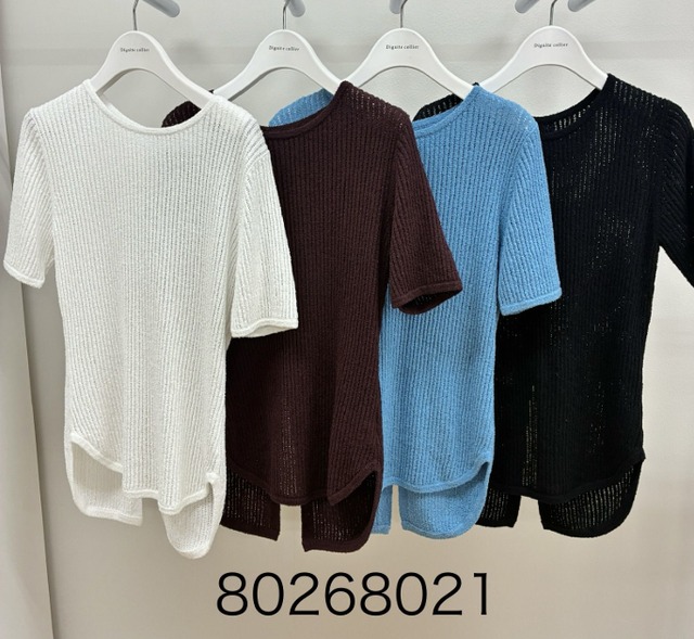 Dignite Collier 80268021シアーニットリブプルオーバー