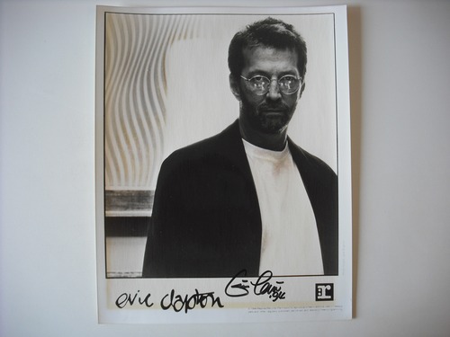 【PHOTO】ERIC CLAPTON / サイン入りプロモ・フォト