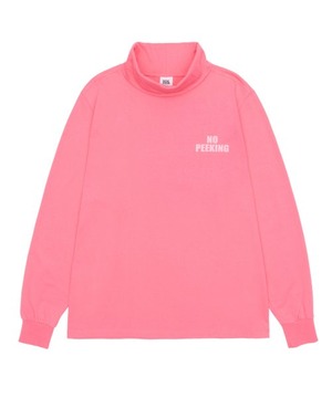[SCULPTOR] No Peeking Turtleneck Pink