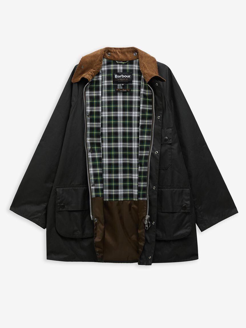 BARBOUR (ﾊﾞﾌﾞｱｰ) - OS SOLWAY WAX JACKET (ｵｰﾊﾞｰｻｲｽﾞｿﾙｳｪｲﾜｯｸｽｼﾞｬｹｯﾄ
