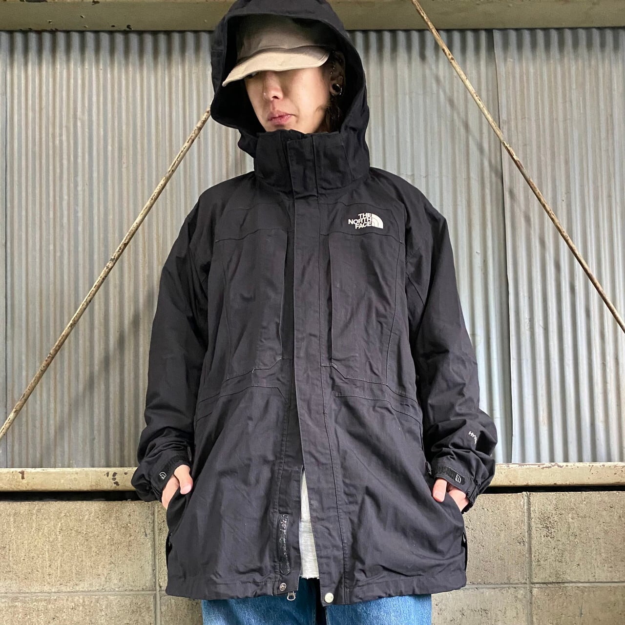 US規格 THE NORTH FACE ナイロン アノラック M 古着 bckediri.beacukai