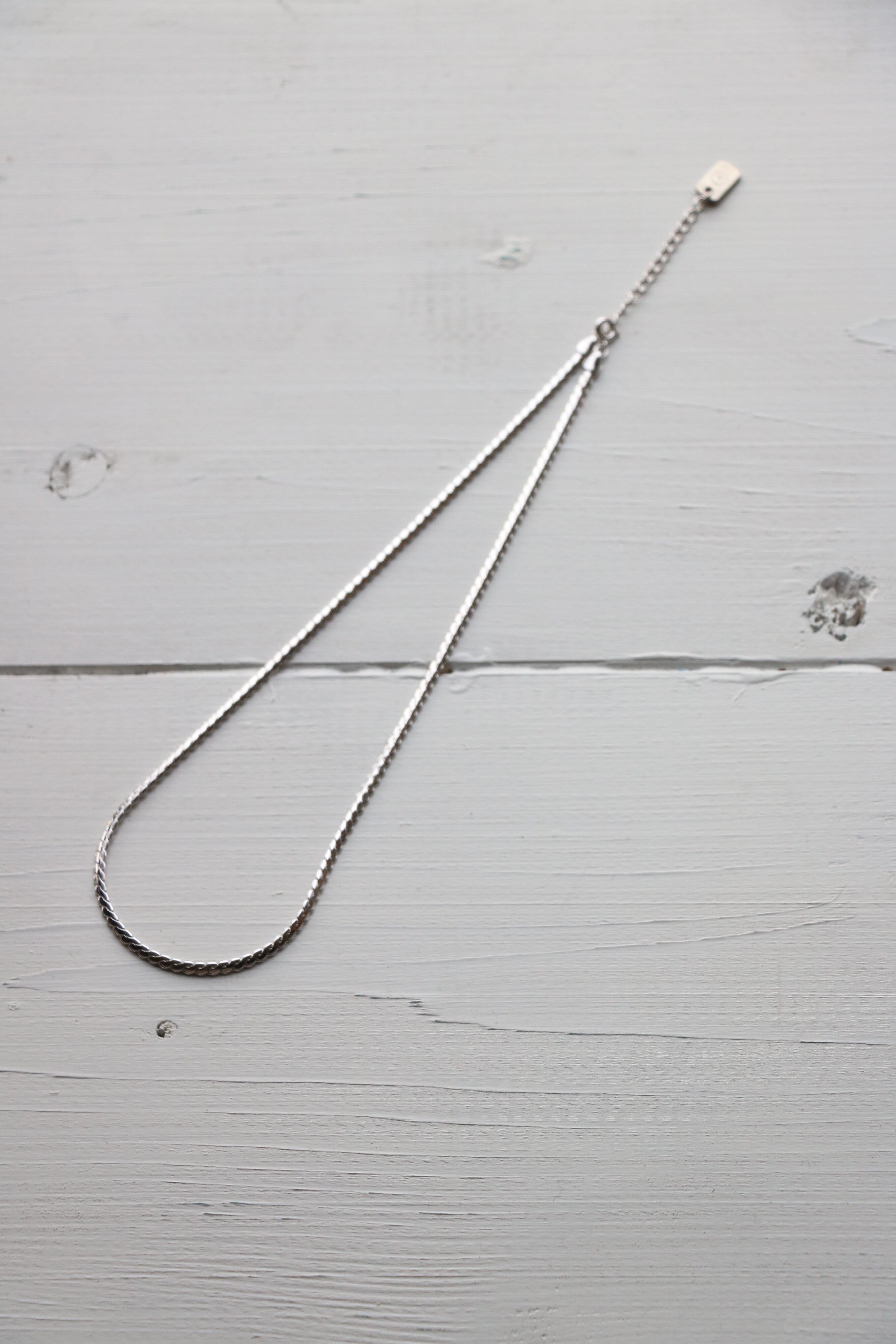 THE OBJECT / Narrow Design Snakel Necklace / TO-PAR-25106 / ザ オブジェクト / ナロー デザイン スネーク ネックレス
