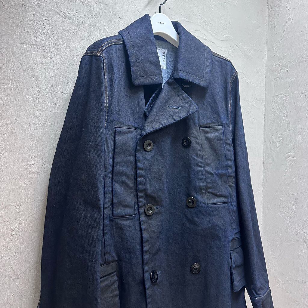 sacai サカイ 24AW Double Face Denim Coat Jacket デニムジャケット