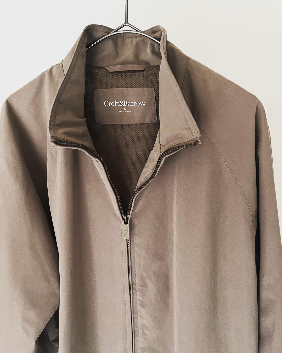 Croft&Barrow] polyester×nylon zip up jacket | Pay ID
