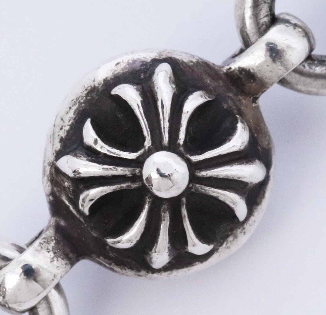 CHROME HEARTS クロスボール ウォレットチェーン #2 2クリップ ロング