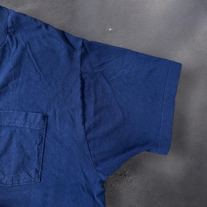 90s Pocket TEE FRUIT OF THE LOOM 無地Tシャツ USA製 シングル 耳付き ポケT