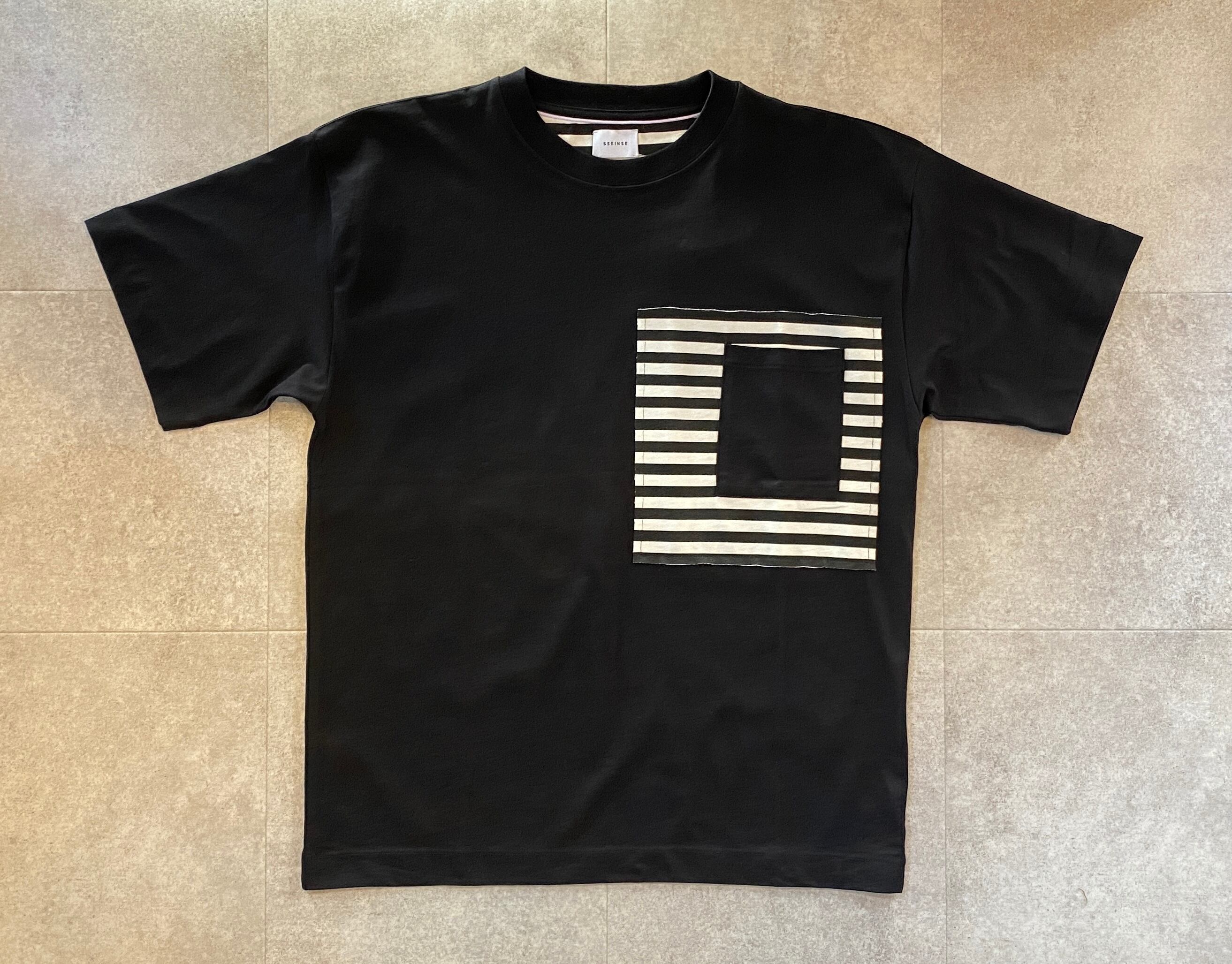 SSEINSE / TE2145SS / BLACK / オーバーTEE