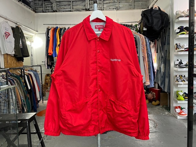 Supreme FIVE BOROUGHS COACHES JACKET RED LARGE 70468