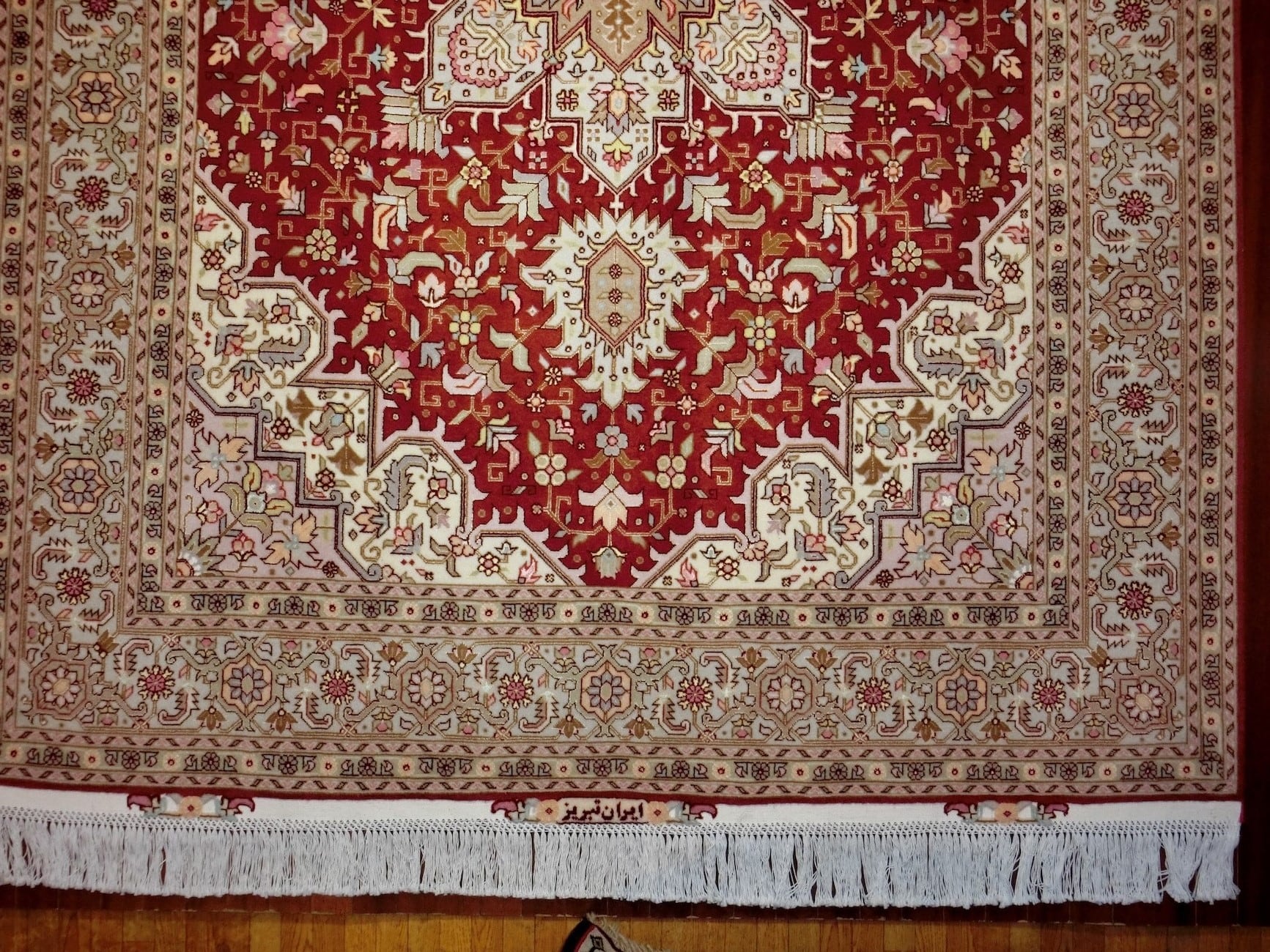 ▼ペルシャ絨毯 額装 The nather carpet タブリーズ ▽ペルシャ絨毯 額装 The nather carpet タブリーズ ▽ペルシャ