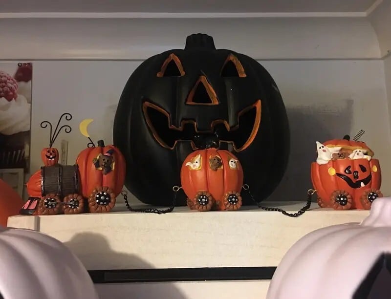 ハロウィン オブジェ かぼちゃ 列車 ユニーク おしゃれ かわいい
