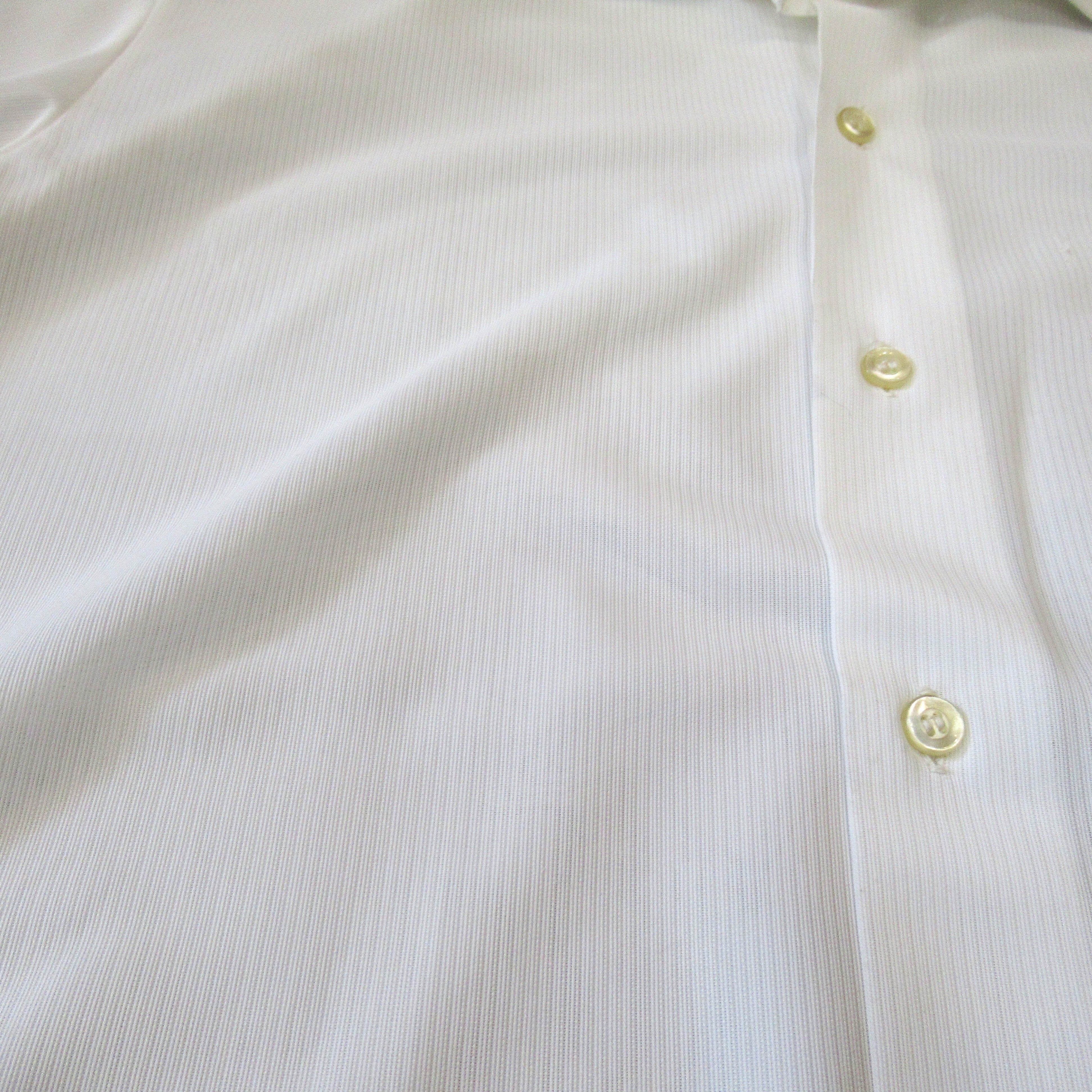 60S ARROW S/S Poly White Shirt【About 15 1/2】 | drop by