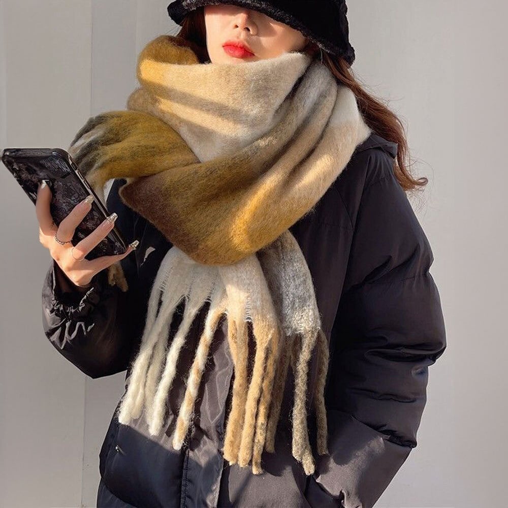 カシミヤ風 マフラー レディース 大判 秋冬 防寒 保温 おしゃれ 大人 かわいい きれいめ フェミニン チェック柄 ストール 大人可愛い 大人女子