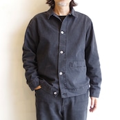 HATSKI Denim07 Box Pocket Denim Jacket Fade Black