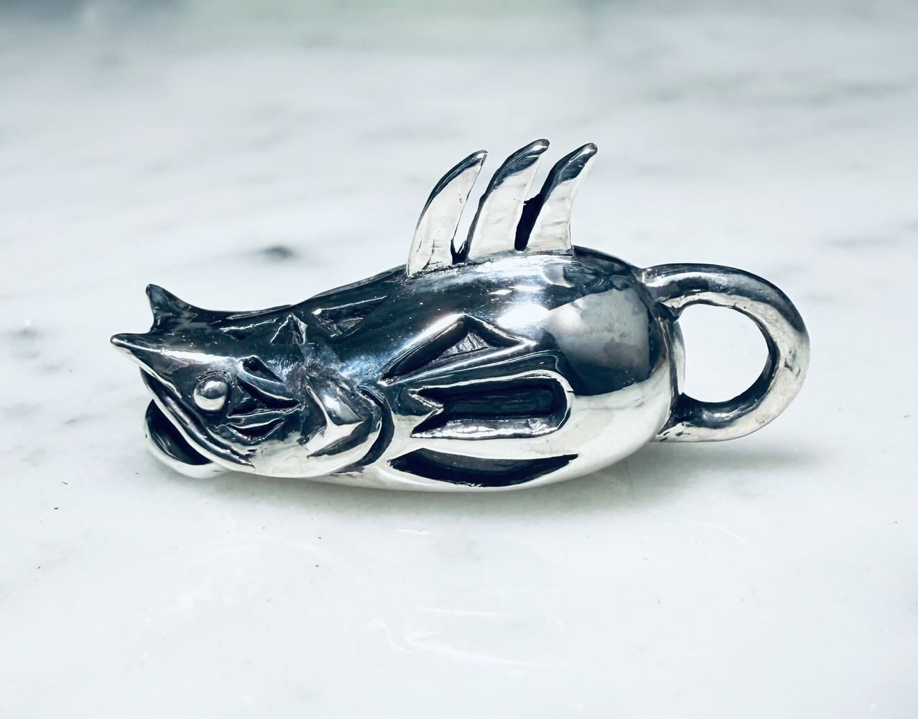 Bichir Head ペンダント トップ シルバー925製 | アフリカ熱帯魚専門店