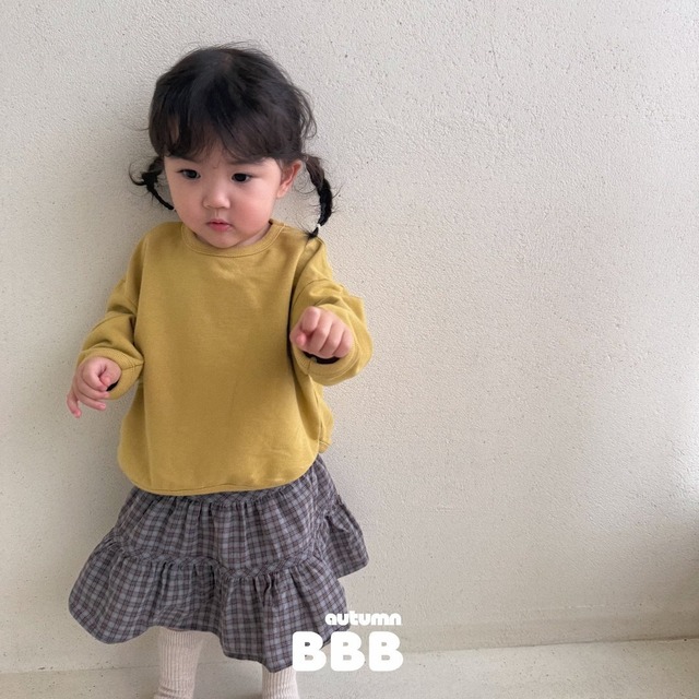 《予約》送料無料【Bella bambina】Check Skirt
