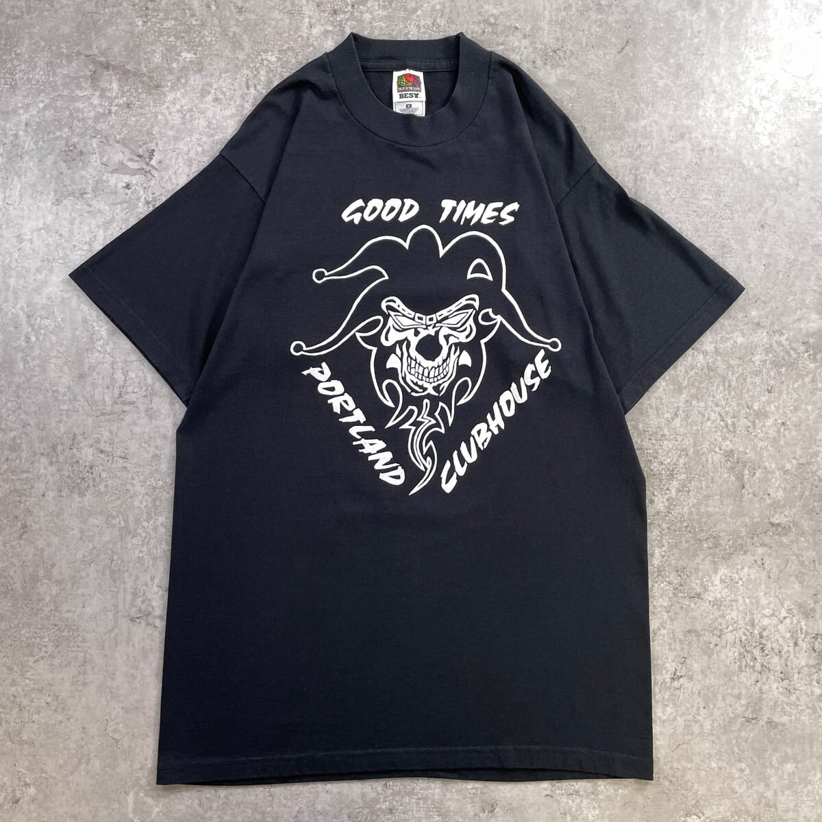BON JOVI ボンジョビ バンドTシャツ メンズM 古着 バンT 紺色【Tシャツ
