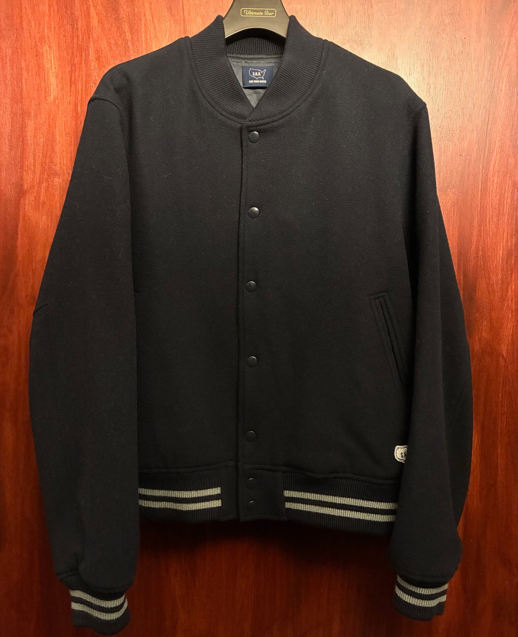 激レア MADE IN JAPAN製 FIVE-O 初期モデル 袖レザー スタジアム