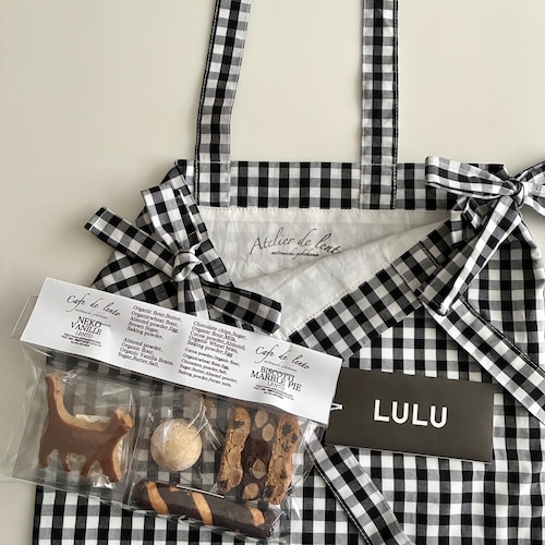 LULU (Shoulder Bag/Black check)  ×Lento