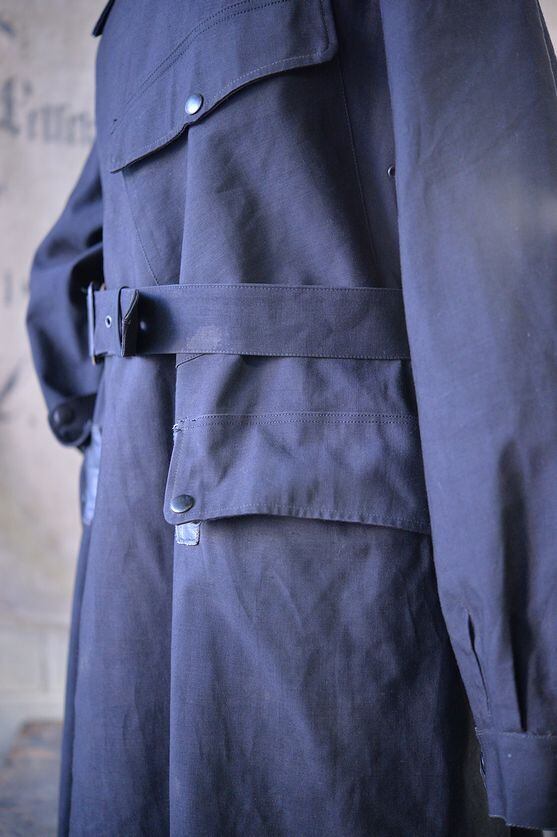 Vintage Dispatch riders coat black color. | EXTRA'S GARMENT SUPPLY